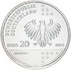20 евро 2016 года Германия «200 лет со дня рождения Эрнста Литфасса»
