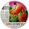 1 доллар 2008 года Ниуэ «Китайский гороскоп — Год крысы (Богатство)»