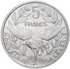 5 франков 2016 года Новая Каледония