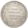 2 анны 1891 года Британская Индия