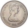 25 пенсов 1977 года Гернси «25 лет правления Королевы Елизаветы II»