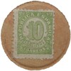 10 сентимо 1938 года Испания (Марочные монеты)