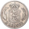 2 кроны 1875 года Дания