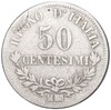 50 чентезимо 1863 года Италия