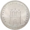 10 марок 1989 года Западная Германия (ФРГ) «800 лет Гамбургскому порту»