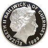5 фунтов 1999 года Гернси «125 лет со дня рождения Уинстона Черчилля»