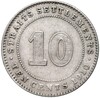 10 центов 1910 года Стрейтс Сетлментс