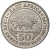 50 центов 1922 года Британская Восточная Африка