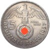 5 рейхсмарок 1937 года D Германия
