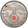 2 рейхсмарки 1939 года D Германия