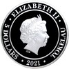5 долларов 2021 года Токелау «Богиня Европа»