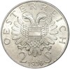 2 шиллинга 1936 года Австрия «200 лет со дня смерти Принца Евгения Савойского»