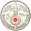5 рейхсмарок 1937 года J Германия