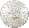 100 шиллингов 1976 года Австрия «175 лет со дня рождения Иоганна Нестроя»