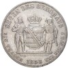 1 талер 1858 года Саксония