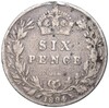 6 пенсов 1894 года Великобритания