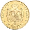 25 песет 1877 года Испания